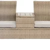 POCOline Gartenbank Love braun Stahl