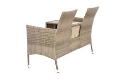 POCOline Gartenbank Love braun Stahl