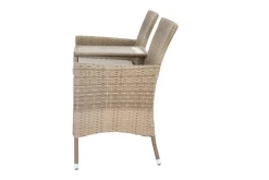 POCOline Gartenbank Love braun Stahl