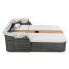 POCOline Gartenliege beige Stahl