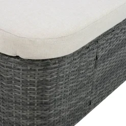POCOline Gartenliege beige Stahl