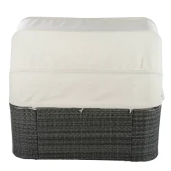 POCOline Gartenliege beige Stahl