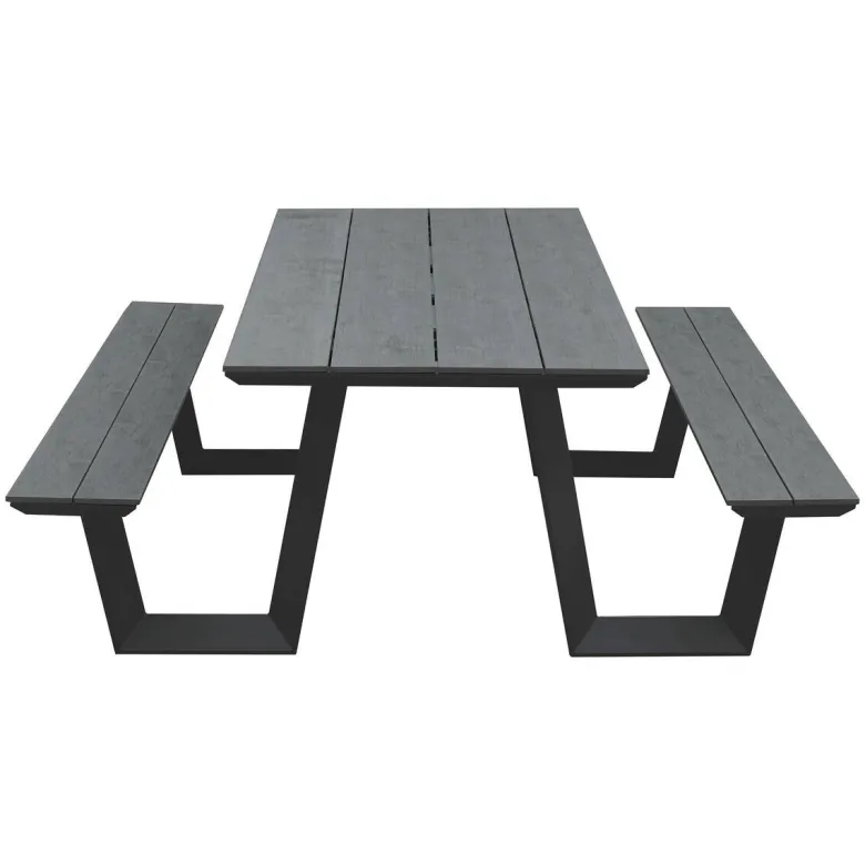 POCOline Gartensitzgruppe anthrazit Alu