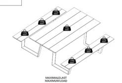 POCOline Gartensitzgruppe anthrazit Alu