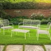 POCOline Gartensitzgruppe beige Stahl