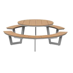 POCOline Gartensitzgruppe grau Alu