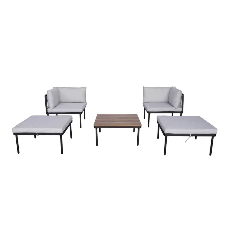 POCOline Gartensitzgruppe grau Akazie