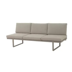 POCOline Gartensitzgruppe Tulum grau Glas