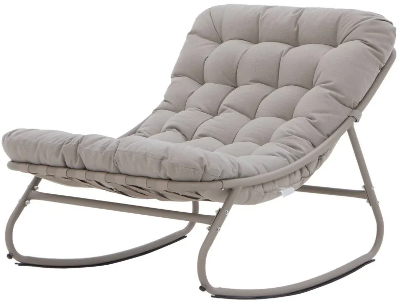 POCOline Gartenstuhl beige Polyester B/H/L: ca. 78x74x101 cm