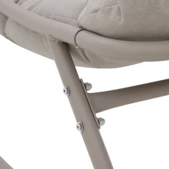 POCOline Gartenstuhl beige Polyester B/H/L: ca. 78x74x101 cm