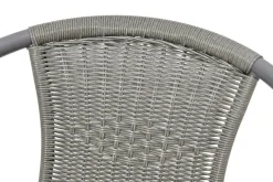 POCOline Gartenstuhl grau Stahl B/H/L: ca. 60x72x52 cm