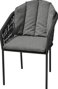 POCOline Gartenstuhl grau Webstoff B/H/L: ca. 68x79x58 cm