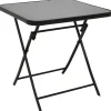 POCOline Gartentisch schwarz Stahlrohr B/H/L: ca. 70x70x70 cm