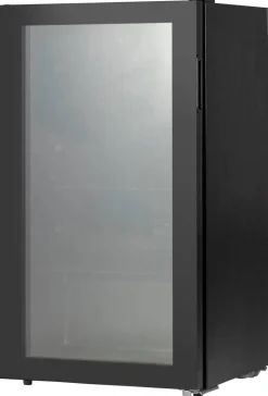 POCOline Glastürkühlschrank GTK85-93ES schwarz B/H/T: ca. 47x84x44 cm