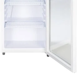 POCOline Glastürkühlschrank GTK144-235 DW weiß B/H/T: ca. 54x144x55 cm