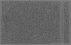 POCOline Gästetuch Lia anthrazit Baumwolle B/L: ca. 30x50 cm