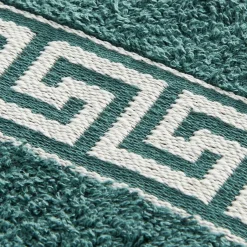 POCOline Gästetuch Mäander grün Baumwolle B/L: ca. 30x50 cm
