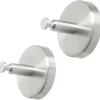 POCOline Handtuchhalter Milano silber Edelstahl T/D: ca. 5x6 cm