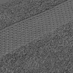 POCOline Handtuch Lia anthrazit Baumwolle B/L: ca. 50x90 cm