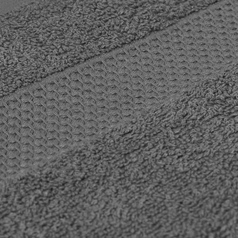 POCOline Handtuch Lia anthrazit Baumwolle B/L: ca. 50x90 cm