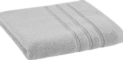 POCOline Handtuch Pisa silber Baumwolle B/L: ca. 50x100 cm