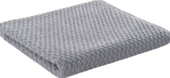 POCOline Handtuch Popcorn anthrazit Baumwolle B/L: ca. 50x100 cm