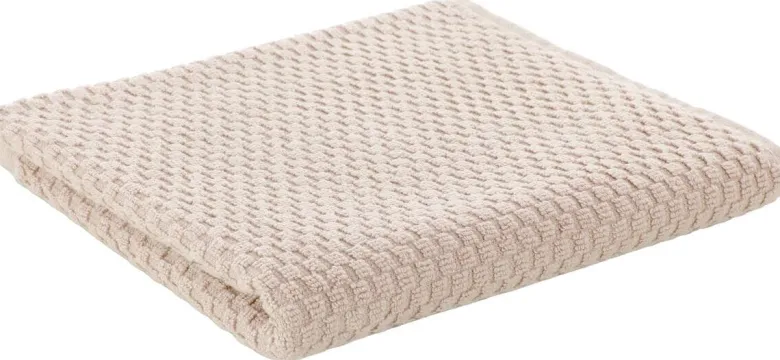POCOline Handtuch Popcorn beige Baumwolle B/L: ca. 50x100 cm