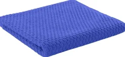 POCOline Handtuch Popcorn blau Baumwolle B/L: ca. 50x100 cm