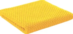POCOline Handtuch Popcorn gelb Baumwolle B/L: ca. 50x100 cm