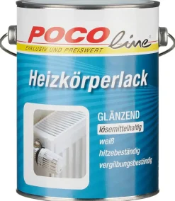 POCOline Heizkörperlack weiß hochglänzend ca. 2,5 l