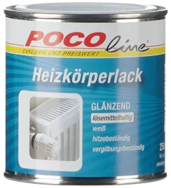 POCOline Heizkörperlack weiß hochglänzend ca. 0,25 l