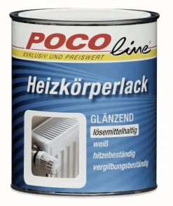 POCOline Heizkörperlack weiß hochglänzend ca. 0,75 l