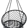 POCOline Hängesessel schwarz Baumwolle B/H/L: ca. 80x115x74 cm