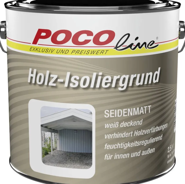 POCOline Holz-Isoliergrund weiß matt ca. 2,5 l