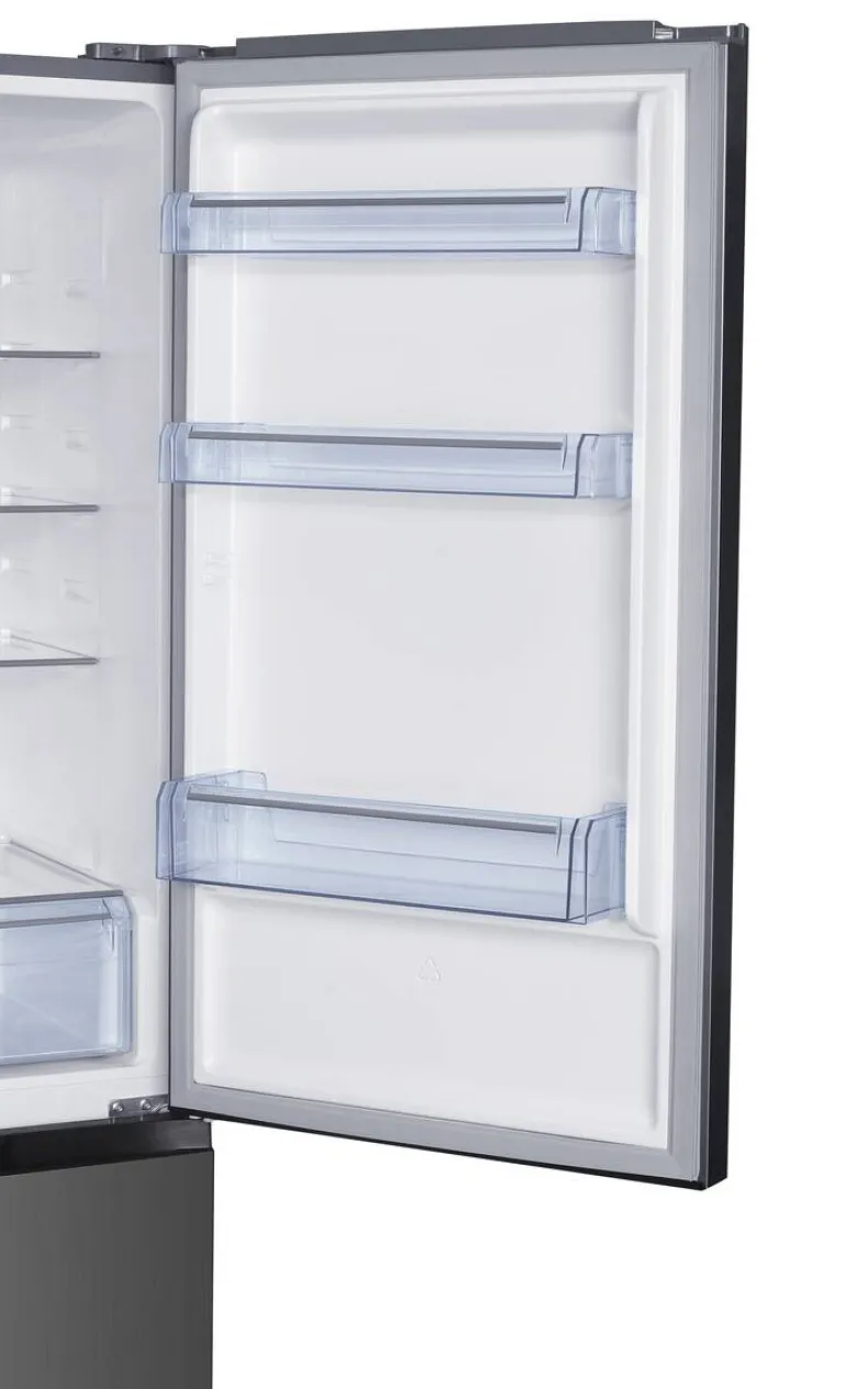 POCOline Kühl-/Gefrierkombination KGK186-293DIXNF Inox B/H/T: ca. 60x186x60,5 cm