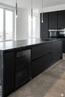 POCOline Kühlschrank GTK84-118CS schwarz B/H/T: ca. 54x84x54,5 cm