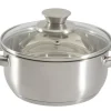 POCOline Kochtopf silber Edelstahl D: ca. 16 cm