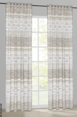 POCOline Kombivorhang Greta braun B/L: ca. 140x245 cm