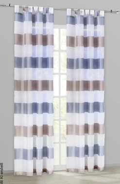 POCOline Kombivorhang Mia taupe B/L: ca. 140x245 cm