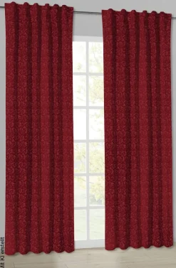 POCOline Kombivorhang Ranke rot B/L: ca. 135x245 cm