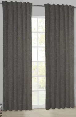 POCOline Kombivorhang Ulrich anthrazit B/L: ca. 135x245 cm
