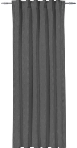 POCOline Kombivorhang Wabe anthrazit B/L: ca. 135x245 cm