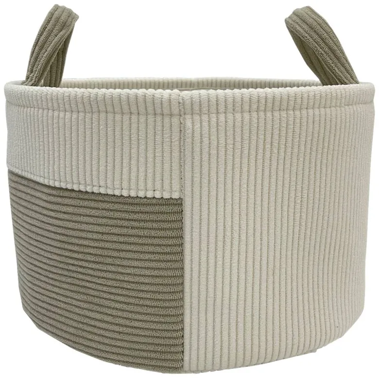 POCOline Korb grau Samt H/D: ca. 18x30 cm