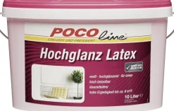 POCOline Latexfarbe weiß ca. 10 l