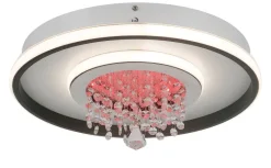 POCOline LED-Deckenleuchte Anna schwarz Metall Kunststoff B/H/L: ca. 40x16x40 cm