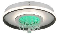 POCOline LED-Deckenleuchte Anna schwarz Metall Kunststoff B/H/L: ca. 40x16x40 cm