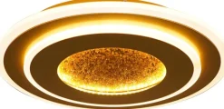 POCOline LED-Deckenleuchte Fenja gold Metall Kunststoff H/D: ca. 5x40 cm