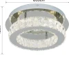 POCOline LED-Deckenleuchte Hanna Acryl Metall B/H/L: ca. 35x12x35 cm