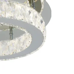 POCOline LED-Deckenleuchte Hanna Acryl Metall B/H/L: ca. 35x12x35 cm