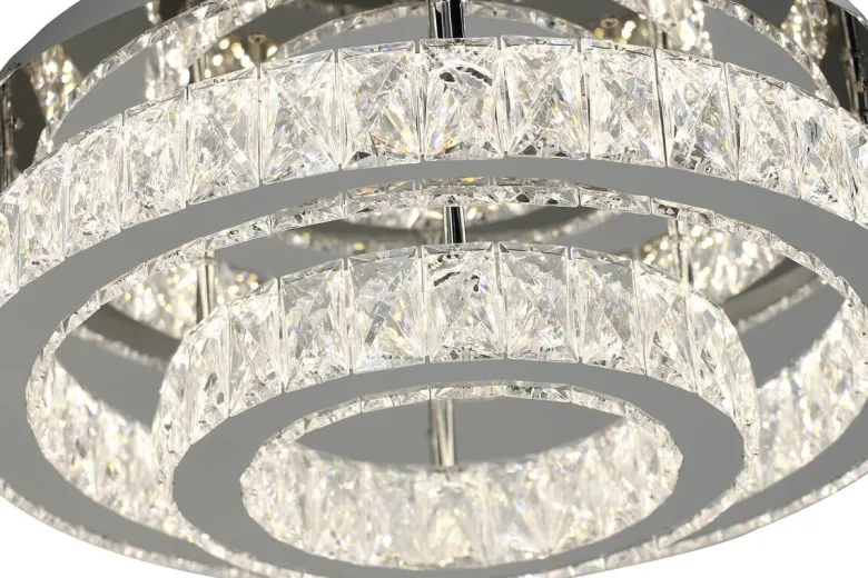 POCOline LED-Deckenleuchte Hanna Metall B/H/L: ca. 50x15,5x50 cm